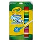 Crayola Washable Markers Super Tips W/Silly Scents, Assorted, 50/Pack (BIN585050)