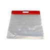 Bags of Bags ZIPAFILE 14H x 13W Polyethylene Storage Bags, Clear Bag - Red Zip, 25/Pack (BOBZFH141