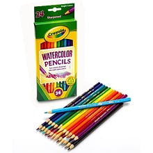 Crayola Watercolor Classic Drawing Pencils, Assorted Colors, 3/Bundle (BIN4304)