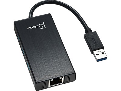j5create 3-Port USB 3.0 Hub, Black (JUH470)