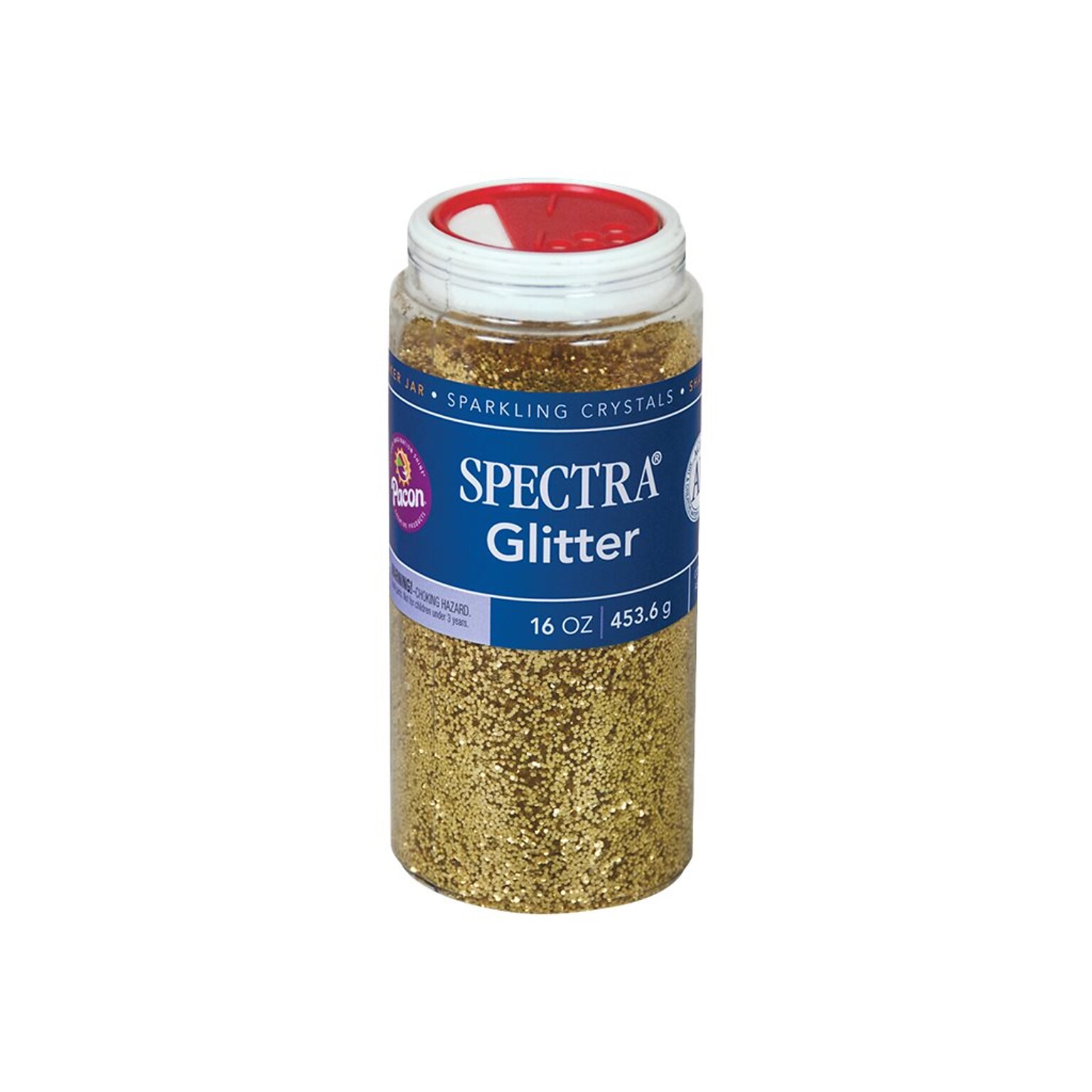 Pacon SPECTRA Sparkling Glitter Crystals, Gold (P0091780)