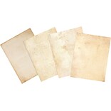 Great Papers! Rustic Antique Everyday Letterhead, Assorted Colors, 80/Pack (2019006)