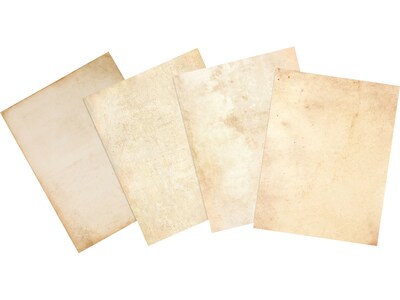 Great Papers! Rustic Antique Everyday Letterhead, Assorted Colors, 80/Pack (2019006)