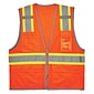 GloWear 8246Z Two-Tone Mesh Vest with Reflective Binding, ANSI Class R2, 2XL/3XL (24137)