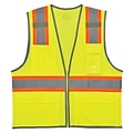 GloWear 8246Z Two-Tone Mesh Vest with Reflective Binding, ANSI Class R2, S/M (24143)