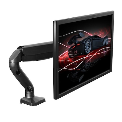 Uncaged Ergonomics Adjustable Single Computer Monitor LCD Arm/Mount, Black (MM-b)