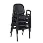 Regency Ace Vinyl Stack Chair, Black (2125LBK)