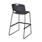 Regency Zeng Metal Stack Stool, Black (4495BK)