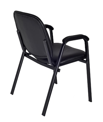Regency Ace Vinyl Stack Chair, Black (2125LBK)
