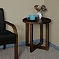 Regency Chloe 21"Dia Round End Table, Mocha Walnut (HWTE2123MW)