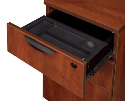 Regency Legacy 42"H x 71"W Double Box File Pedestal Reception Desk, Cherry (LRDRT2BFCH)