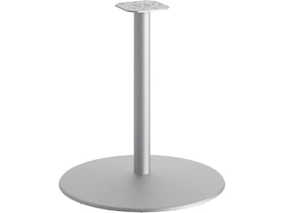 HON Between 40.79" Aluminum Round Table Base, Textured Silver (HONHBTTD42)