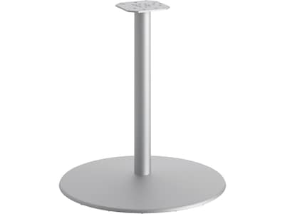 HON Between 40.79 Aluminum Round Table Base, Textured Silver (HONHBTTD42)