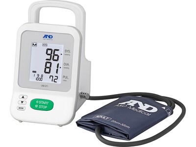 A&D Medical All-in-One Digital Arm Blood Pressure Monitor, Adult (UM-211)