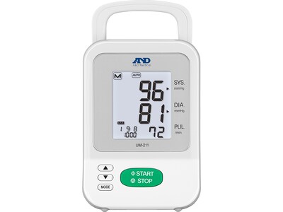 A&D Medical All-in-One Digital Arm Blood Pressure Monitor, Adult (UM-211)