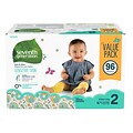 Seventh Generation Free & Clear Diapers, Size 2, 96/Carton (44141)