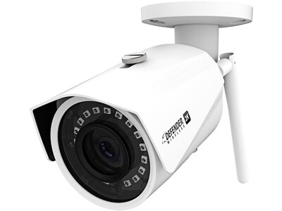 Defender Indoor/Outdoor Wi-Fi Security Camera, White (W2KCB1)