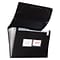 JAM Paper® 13 Pocket Plastic Expanding File, Accordion Folders, Legal Size, 10 x 15, Black, Sold Ind