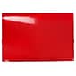 JAM Paper® 13 Pocket Plastic Expanding File, Accordion Folders, Legal Size, 10 x 15, Red, Sold Individually (419EX13RE)