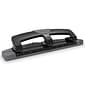 Swingline® SmartTouch™ Low Force 3-Hole Punch, 12 Sheet Capacity, Black/Gray (A7074134)