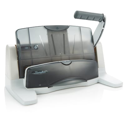 Swingline® LightTouch® Heavy Duty 2-7 Hole Punch, 40 Sheet Capacity, Gray (A7074357)