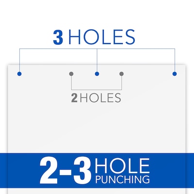 Swingline Desktop Hole Punch 2- 3 Hole Puncher Precision Pro Adjustable 10 Sheet Punch Capacity Black/Silver (74037)