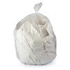 Heritage LLDPE 56 Gallon Trash Bag Liner, Low Density, 0.7 Mil, Flat Pack, Clear, 100/Carton (H8647H