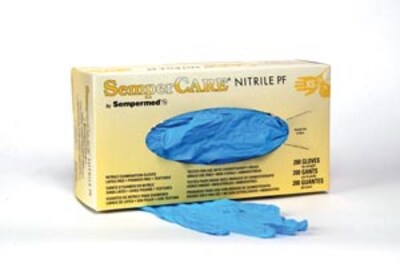 Sempermed Sempercare® Nitrile Exam Glove; X-Small, 200/Box, 10 Boxes/Case