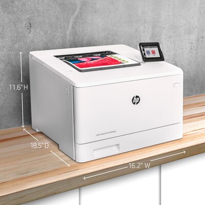 HP LaserJet Pro M454dw Wireless Color Laser Printer with Duplexing (W1Y45A)