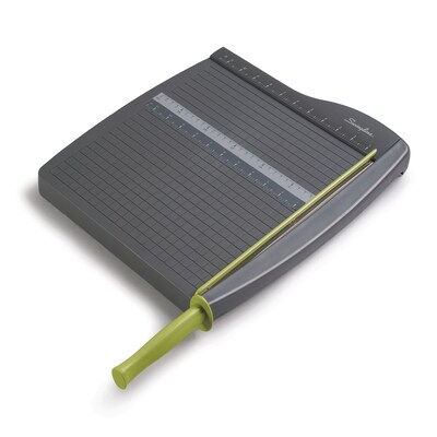 Swingline® ClassicCut® Lite Guillotine Trimmer, 12" Cut Length, 10 Sheet Capacity, Gray (9312)