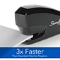 Swingline Speed Pro™ Electric Stapler Value Pack (Premium Staples & Staple Remover Included), 25 Sheet Capacity, Black (42140)