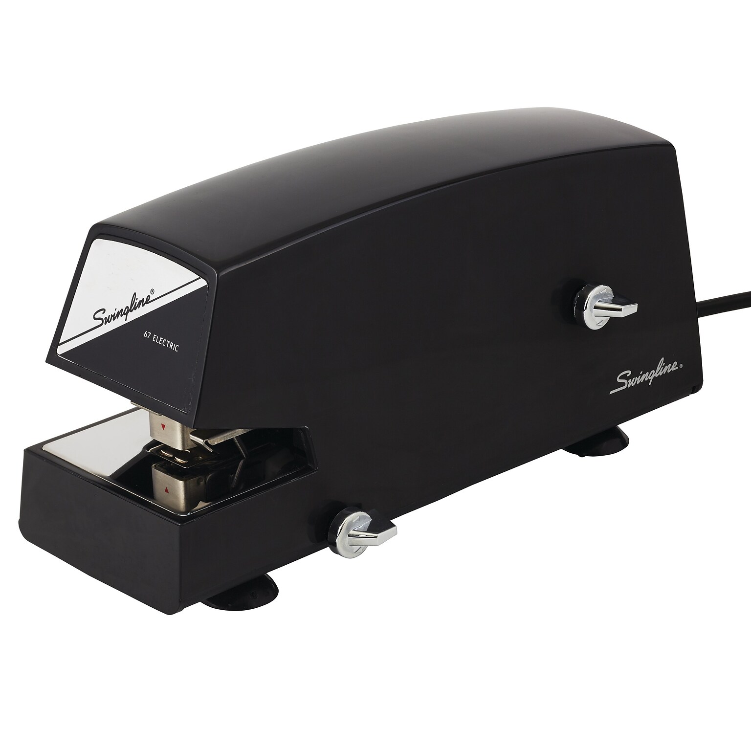 Swingline Commercial Electric Desktop Stapler, 20-Sheet Capacity, Staples Included, Black/Silver (6701)