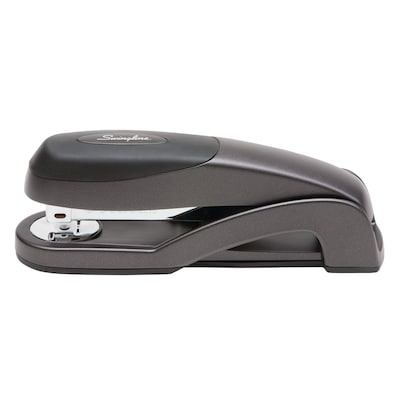 Swingline® Optima® Desk Stapler, 25 Sheet Capacity, Graphite Black (87800)
