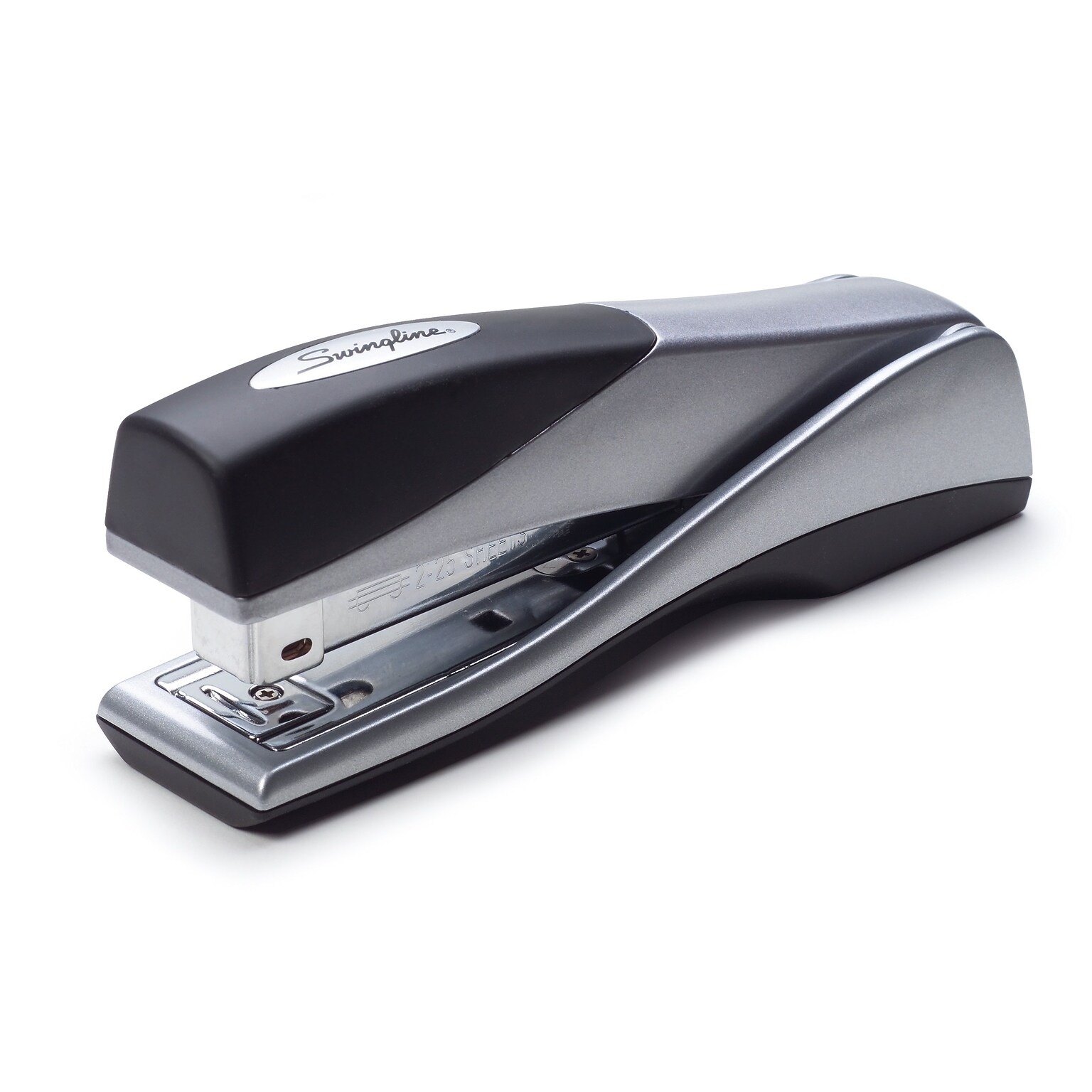Swingline Optima Grip Desktop Stapler, 25-Sheet Capacity, Silver (87811)