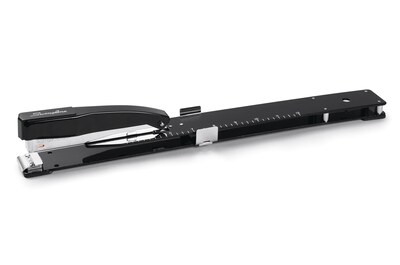 Swingline® 12 Long Reach Stapler, 20 Sheet Capacity, Black (34121)