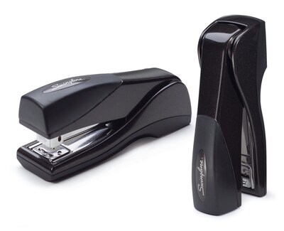 Swingline Optima Grip Desktop Stapler, 25-Sheet Capacity, Black (87815)