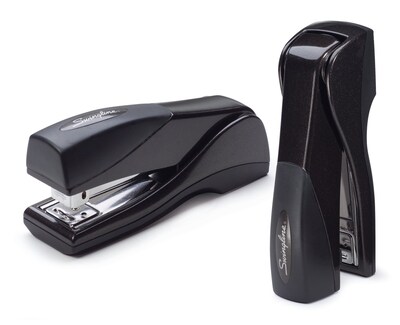 Swingline Optima Grip Desktop Stapler, 25-Sheet Capacity, Staples Included, Black (87815)