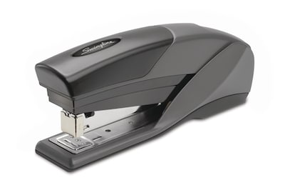 TRU RED™ Premium Desktop Stapler, 30-Sheet Capacity, Gray/Red (TR58077)