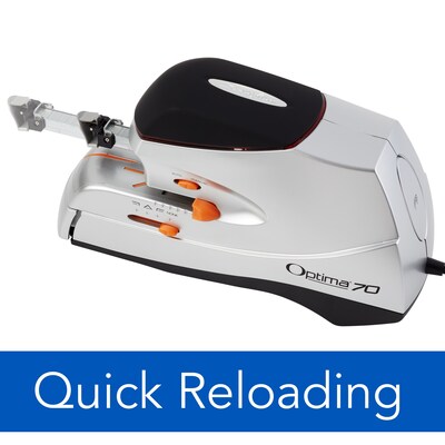 Swingline® Optima® Electric Stapler, 70 Sheet Capacity, Silver (48210)