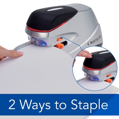 Swingline® Optima® Electric Stapler, 70 Sheet Capacity, Silver (48210)