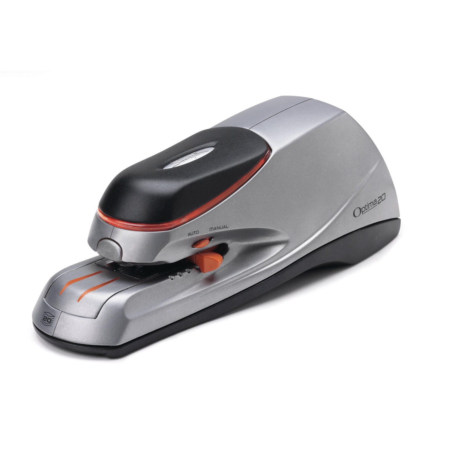 Swingline® Optima® Electric Stapler, 20 Sheet Capacity, Silver (48208)