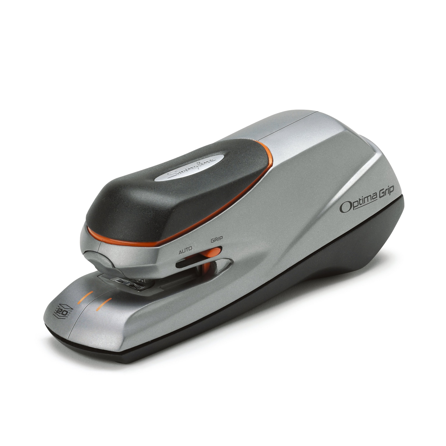 Swingline Optima 20 Electric Handheld Stapler, 20-Sheet Capacity, Staples Included, Gray/Silver (48207)