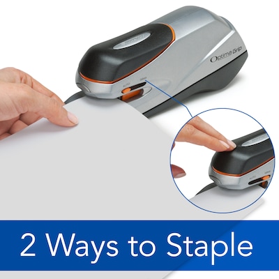 Swingline Optima 20 Electric Handheld Stapler, 20-Sheet Capacity, Staples Included, Gray/Silver (48207)