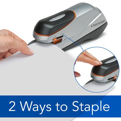 Swingline Optima Grip Electric Stapler, 20 Sheet Capacity, Silver (48207)