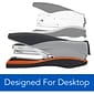 Swingline Optima Desk Stapler, 40 Sheet Capacity, Silver/Black (87845)