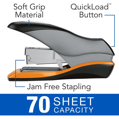 Swingline® Optima® 40 Desk Stapler, Reduced Effort, 40 Sheets, Silver