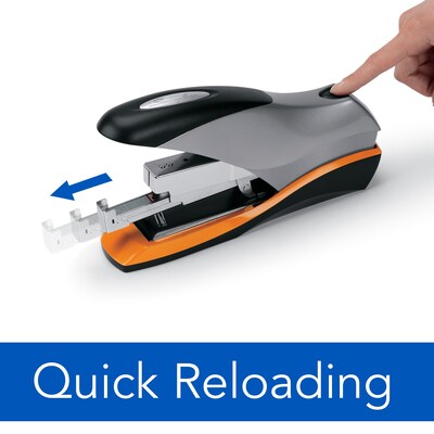 Swingline Optima 70 Reduced-Effort Desk Stapler, 70-Sheet Capacity, Silver (87875)