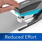 Swingline Optima 25 Desktop Stapler, 25-Sheet Capacity, Blue/Gray (SWI66404)