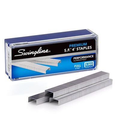 Swingline® Heavy Duty Staples, 1/2 Leg Length, 5,000/Box