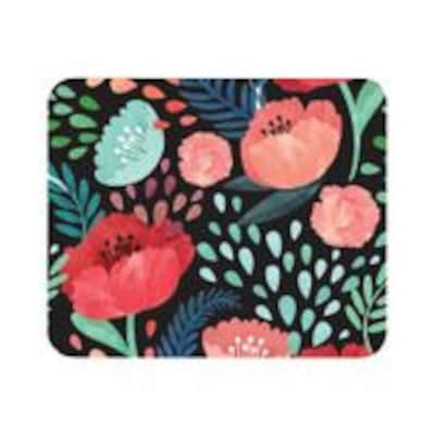 OTM Essentials Black Mouse Pad, Garden Party (OP-MH-Z072A)